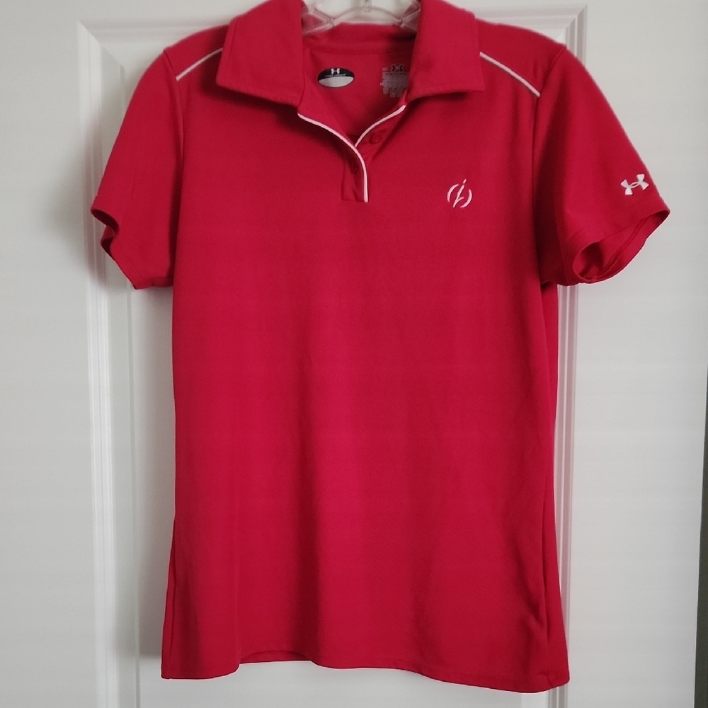 Under Armour Hot Pink Polo Shirt